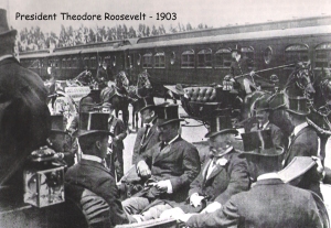 Theodore Roosevelt visits Burlingame in 1903
