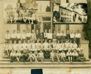 McKinley School, with faculty and students, 1929. (Click to enlarge.)