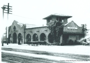 Burlingame Train Station tx(eastside) circa 1905